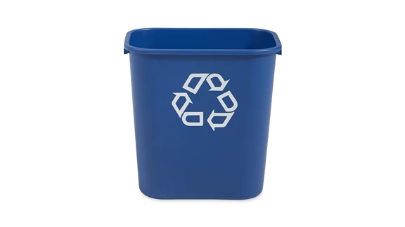 Rubbermaid 28qt Rectangular Recycling Wastebasket