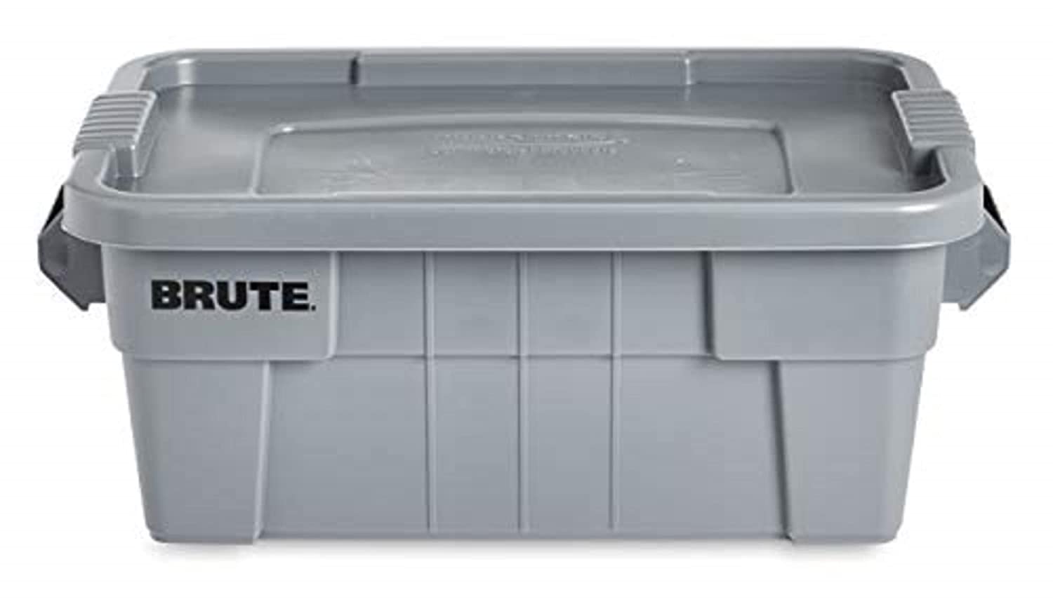 Rubbermaid BRUTE® 14gal Tote with Lid, Gray
